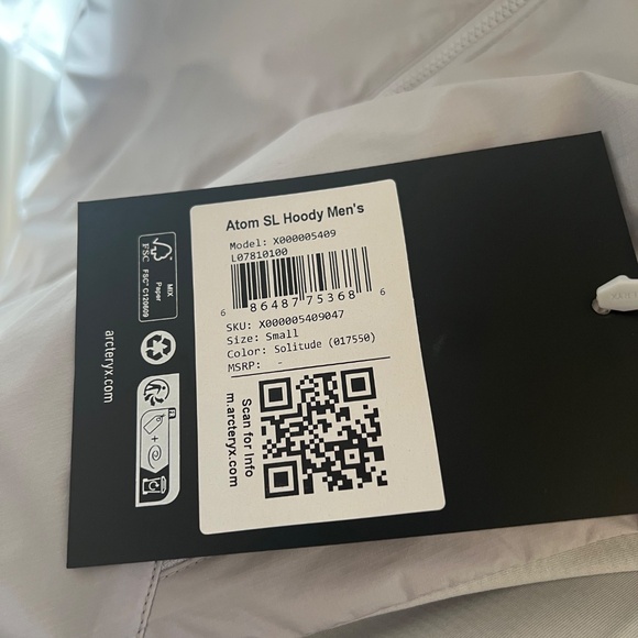 Arcteryx atom SL solitude - Picture 3 of 3